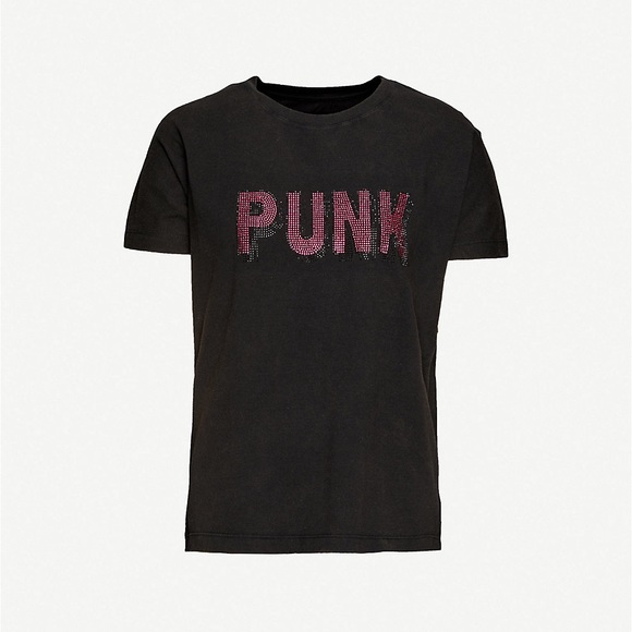 Zadig & Voltaire 3D Punk strass embellished T-Shirt XS - Picture 3 of 4